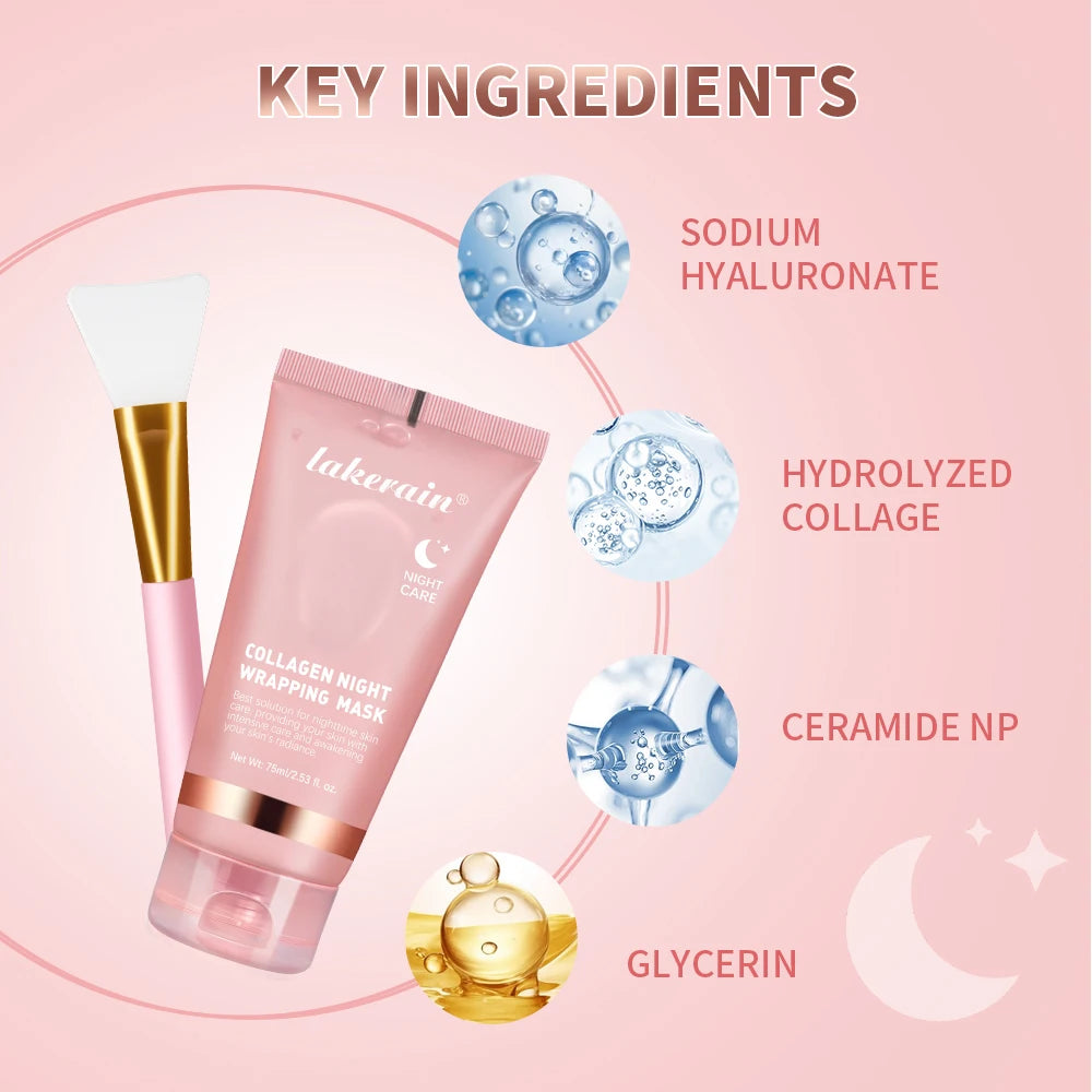 GLAZESKIN Collagen Glow Wrapping Mask (Korean Glass Skin Treatment)