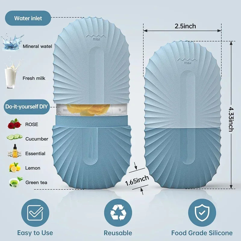 GLAZESKIN Ice Globe Facial Rollers