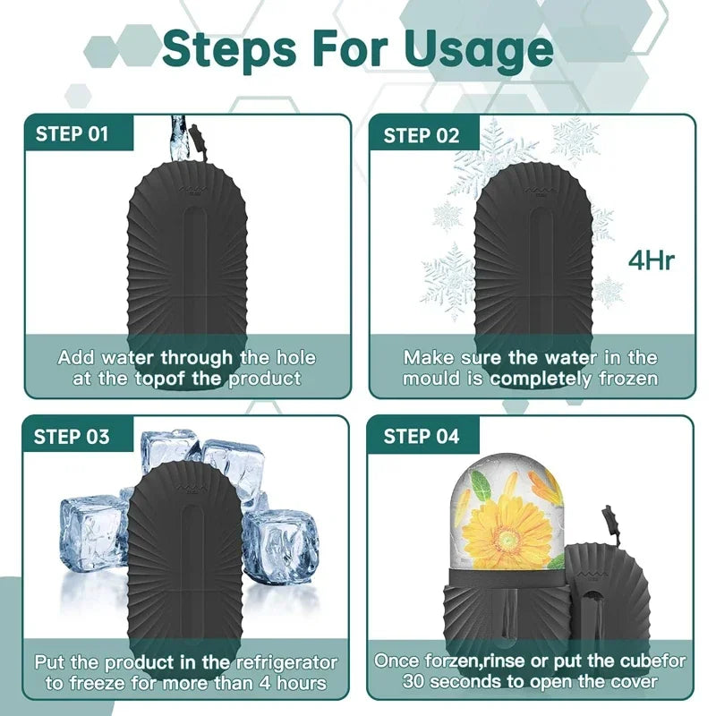 GLAZESKIN Ice Globe Facial Rollers